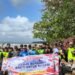 Kala Camat, Kades, dan Warga LDII Kotabaru Lebur dalam Semangat Gotong Royong Bersihkan Pesisir Pantai