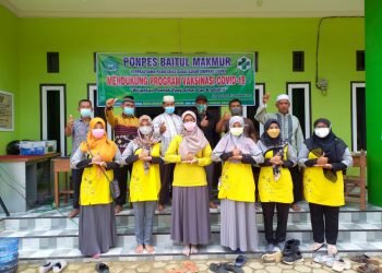 Pondok Pesantren Baitul Makmur LDII Kabupaten Tanah Bumbu Laksanakan Vaksinasi Covid 19
