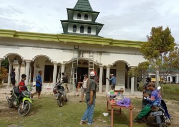 Warga PAC LDII Batu Meranti Bakti Sosial di Musholla Al-Amin