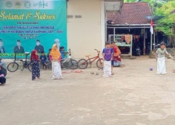 Peringati HUT ke 77 RI, PAC LDII Gunung Ulin Gelar Perlombaan Tradisional