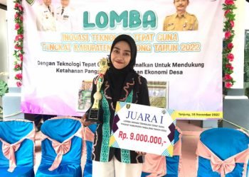 Alat Panggang Ayam Guling Hasil Inovasi Remaja Putri LDII Tabalong Raih Juara Pertama