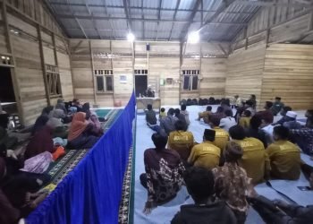 Semangat Muda-Mudi LDII Tala Ngaji Akhir Tahun di Tengah Kebun Sawit