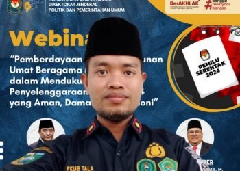 Ketua DPD LDII Tala Hadiri Webinar tentang Peran FKUB Sukseskan Pemilu 2024