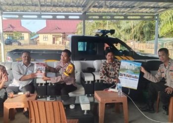 Perkuat Silaturahim, PC LDII Pamukan Barat Audiensi dengan Kapolsek