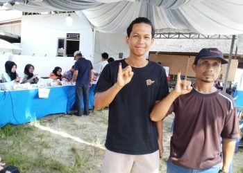 Warga PAC LDII Sungai Karias Antusias Datangi TPS