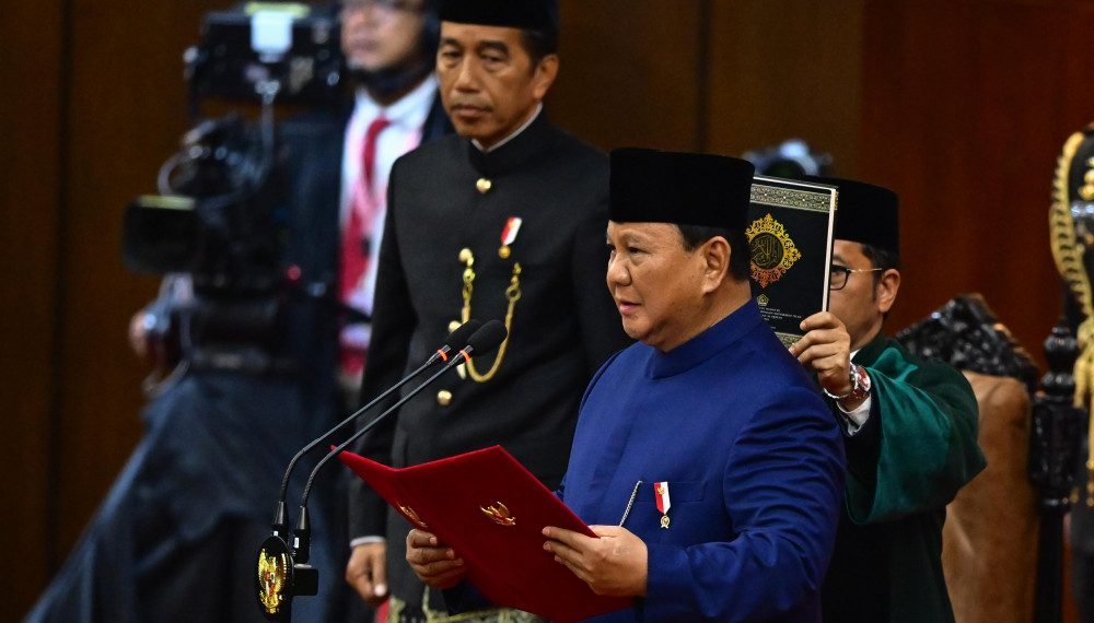 Prabowo Subianto resmi menjabat sebagai Presiden Republik Indonesia masa bakti 2024-2029. Foto: Istimewa