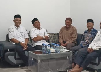 DPD LDII HSU Terima Kunjungan Paslon Bupati dan Wakil Bupati H Sahrijani – Heru Setiawan