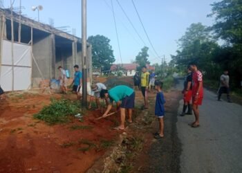 Warga LDII Tanah Laut Laksanakan Kerja Bakti Nasional 2025