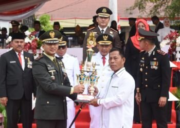 RT 01 Desa Haur Gading Juara 3 Lomba Gapura Tingkat Kabupaten HST