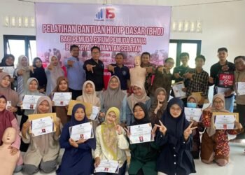 LDII dan Forum Pemuda Banua Berkarya Cetak ‘Penyelamat’ di Banjarmasin Lewat Pelatihan BHD