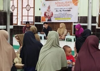 Hj Rosidah Sosialisasikan Raperda Adminduk Digital