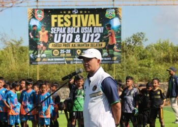 Cari Bibit Unggul untuk Piala Nasional, FORSGI Kalsel Gelar Festival Sepak Bola Usia Dini